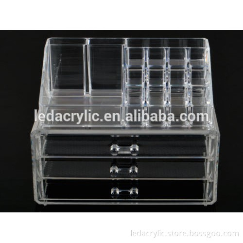 Acrylic Cosmetic Make Up Organiser Storage Box Lipstick Display Holder